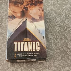 Titanic VHS Tape - Black and Gold